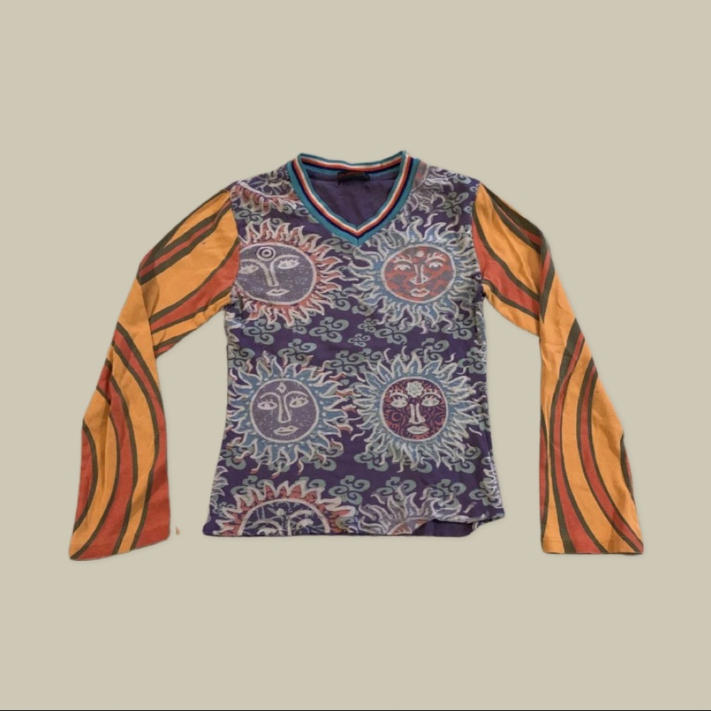 Vintage 70s Psychedelic Top